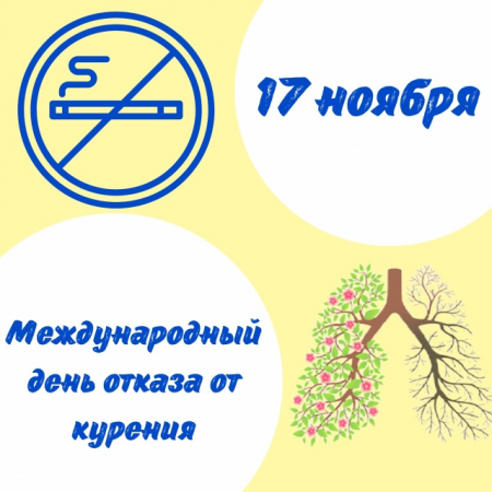 17 ноября – Международный день отказа от курения