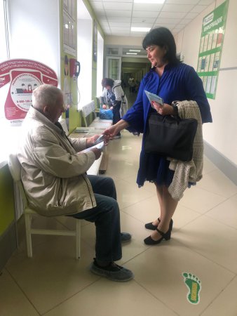22 июня специалисты ТФОМС посетили ГУЗ "Новоспасская районная больница"