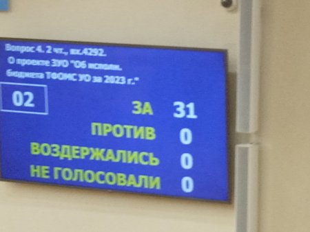 Законодательное собрание Ульяновской области одобрило исполнение бюджета ТФОМС за 2023 год