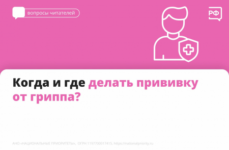 Когда и где делать прививку от гриппа?