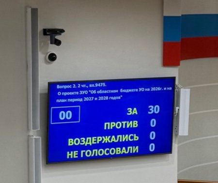 Законопроект о внесении изменений в бюджет ТФОМС на 2025 год был принят на заседании Законодательного собрания региона