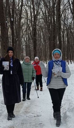«Маршрут здоровья» в январе состоялся при участии представителей Ульяновского филиала «СОГАЗ-Мед»