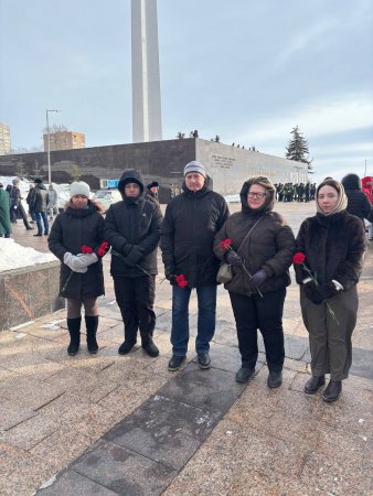 Сотрудники ТФОМС Ульяновской области приняли участие в торжественном мероприятии в День защитника Отечества