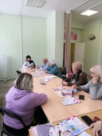 25 и 26 февраля специалистами отдела защиты прав застрахованных ТФОМС Ульяновской области проведены информационные встречи с посетителями центров активного долголетия