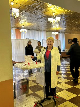 Директор ТФОМС Ульяновской области Екатерина Буцкая приняла участие в голосовании на выборах депутатов Государственной Думы и на выборах Губернатора Ульяновской области